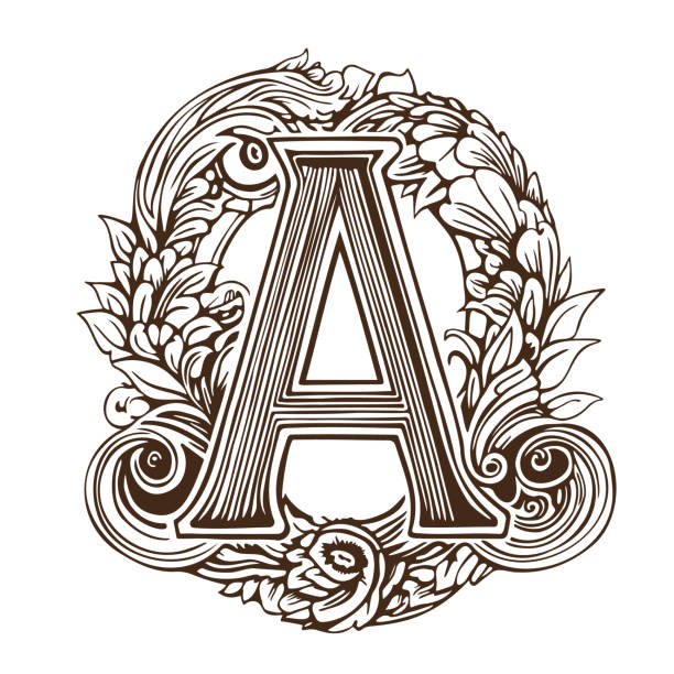 210+ letter a tattoo designs stock illustrations, royalty-free vector  graphics u0026 clip art - istock