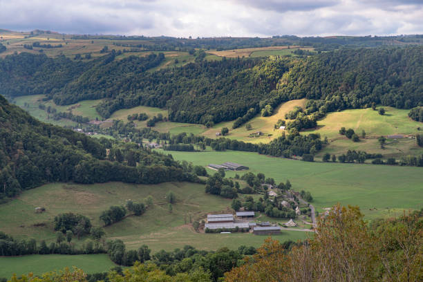 istock Country landscape in Auvergne 1484536985