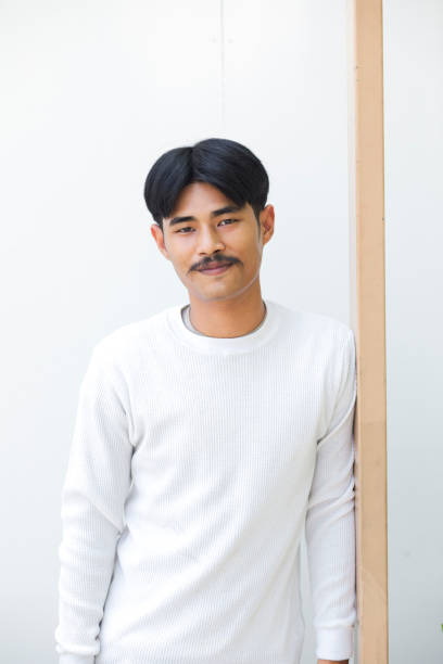 istock Relaxed  portrait young thai man 1484546171