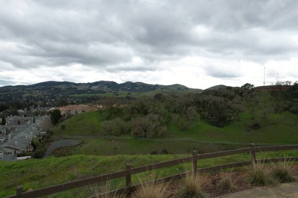 istock Mountains and wildflowers around San Ramon after a rain 1484548247