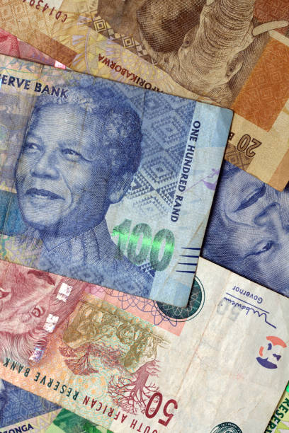南アフリカの通貨ランド紙幣 - ten rand note ストックフォトと画像