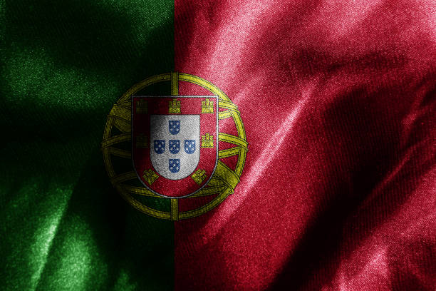 istock Abstract smooth silk background with the country flag 1484557066