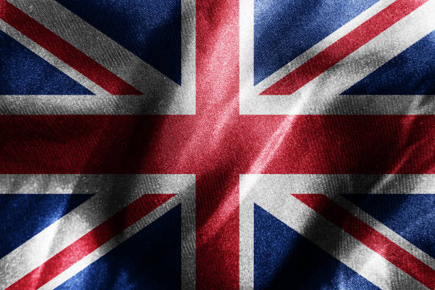 istock Abstract smooth silk background with the country flag 1484557476