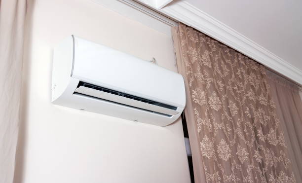 istock Air conditioning unit closeup at home 1484558818