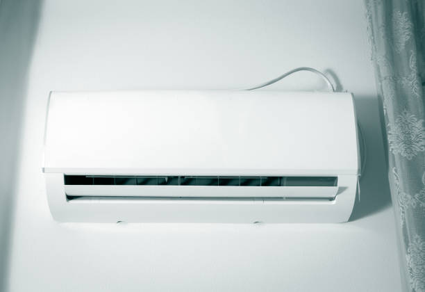 istock Air conditioning unit closeup at home 1484558833