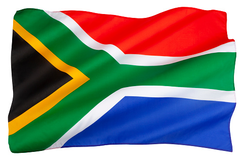 The national flag of South Africa - adopted on 27 April 1994, at the beginning of the 1994 general election, to replace the flag that had been used since 1928.
