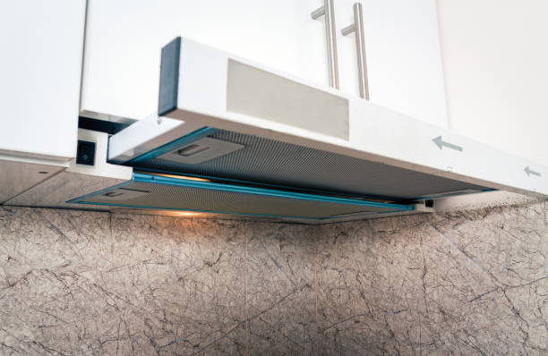istock Kitchen hood closeup in the house 1484567184