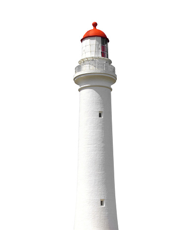 Lighthouse isolated on the white