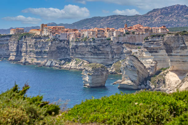 istock Bonifacio at the edge of the chalk cliffs 1484567683