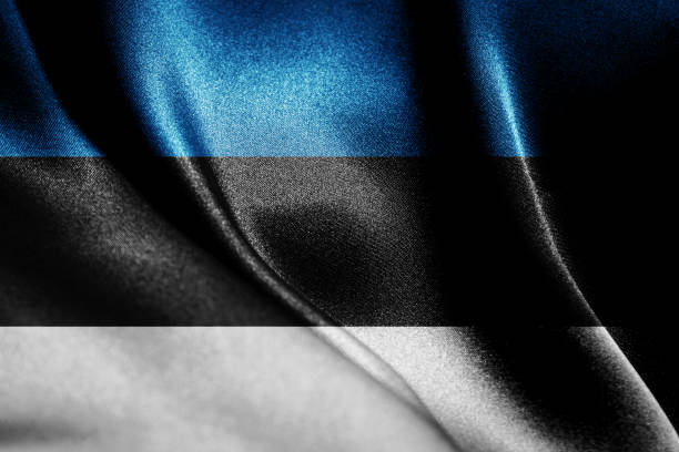 istock Abstract smooth silk background with the country flag 1484567938