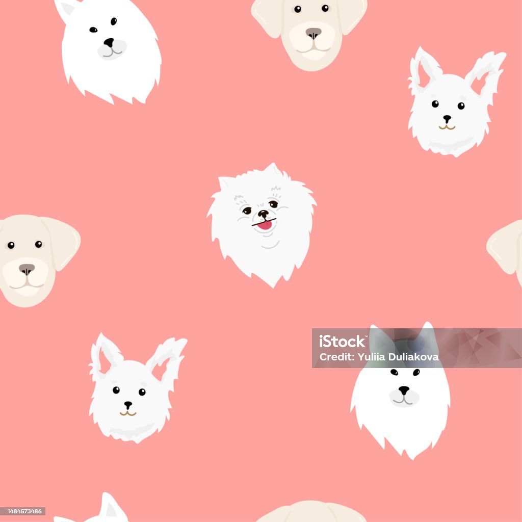 Dog Geometric Pattern Dog Pattern Geometric Style Seamless Pattern Hand Drawing Stock ...