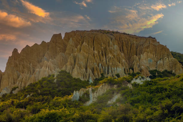 istock Omarama Clay Cliffs, extraordinary natural rock formations, Omarama, Mackenzie Basin, South Island New Zealand 1484576241