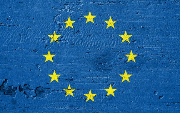 istock Country flag painted on the wall 1484594911