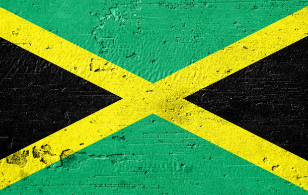 istock Country flag painted on the wall 1484595588