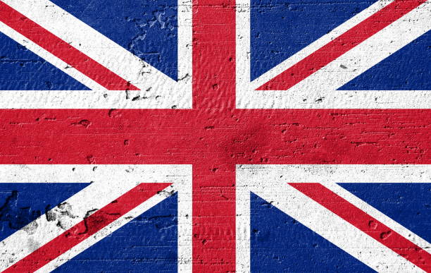 istock Country flag painted on the wall 1484596818