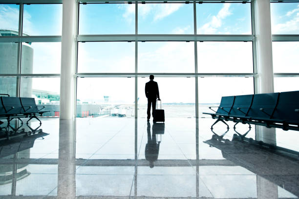 istock Businessman in airport 148460832