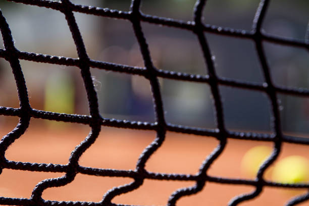 istock Net On The Tennis Court 1484608928