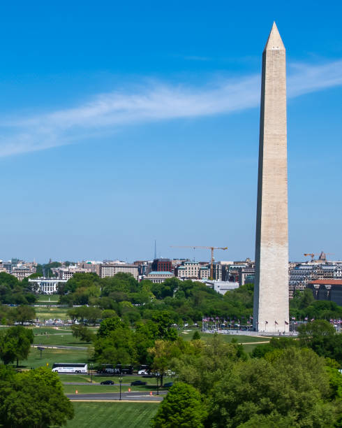 istock Washington Monument and White House Aerial view 1484609031