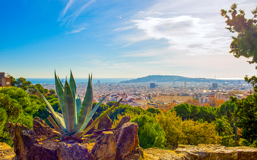 beautiful Barcelona for background