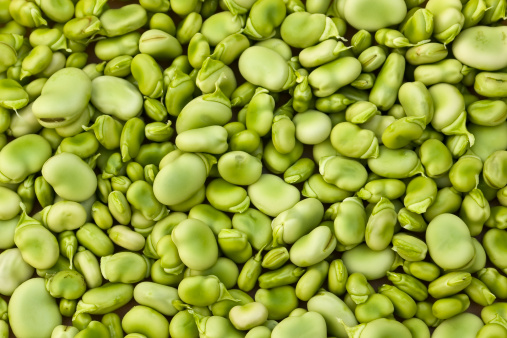 Nutritious healthy food lima beans.
