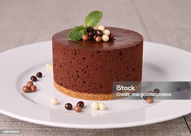 Chocolate Mousse Cake Stock Photo - Download Image Now - Chocolate Mousse, Cake, Mousse - Dessert
