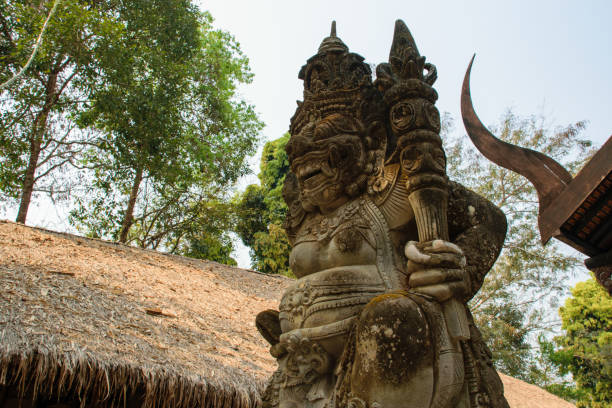 istock Statue of Demon at Chiang Rai 1484650567
