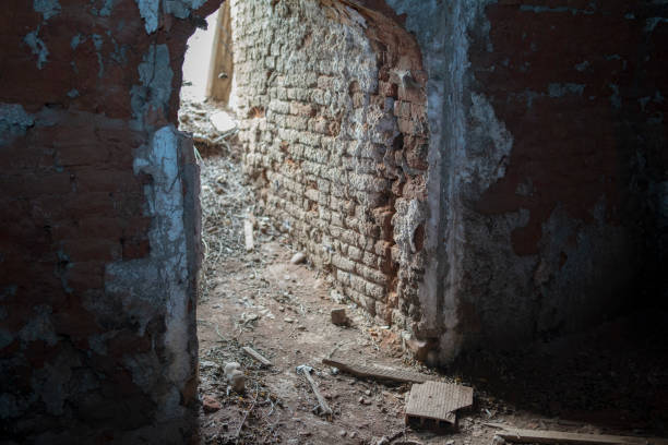 istock The interior of abandoned and ruined building, 1484651219