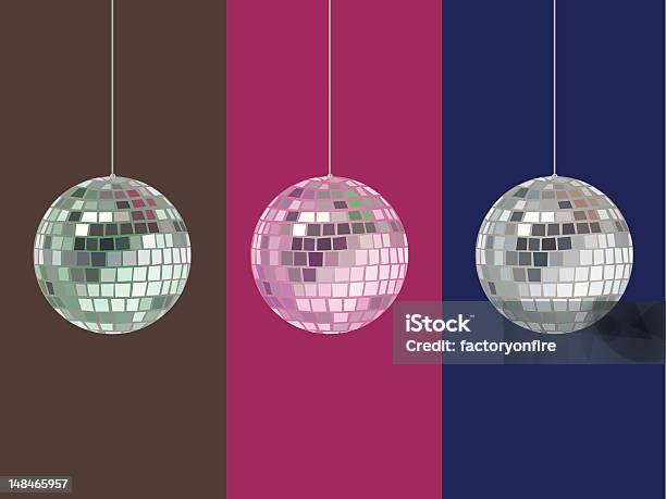 Mirrorball Vector With Hue Options Stock Illustration - Download Image Now - Disco Ball, Nightclub, Disco Dancing