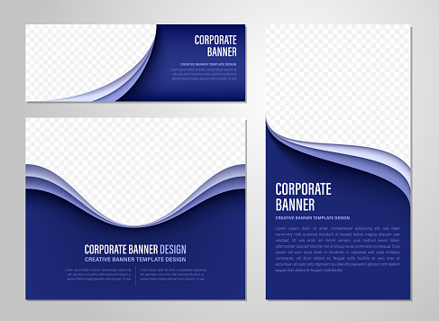 rectangular banner copy space template design