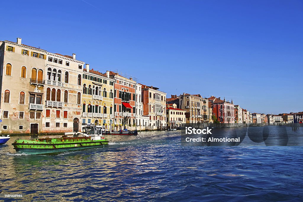 Hermosa vista del Gran Canal de venecia - Foto de stock de Agua libre de derechos