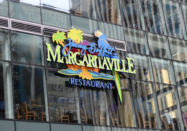 Maragritaville Restaurant New York City stock photo