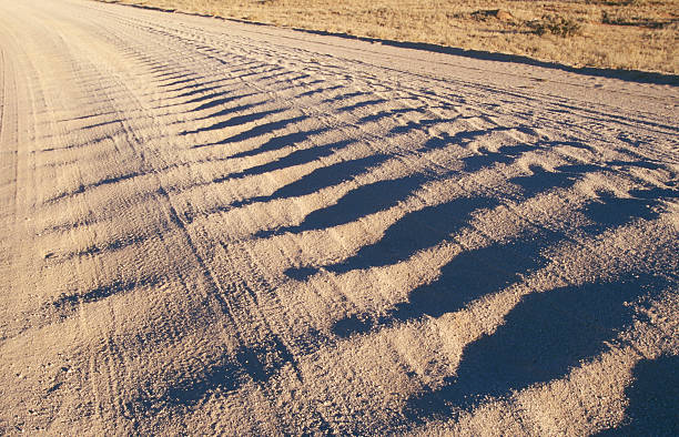 粗い road - country road australia road corrugated cardboard ストックフォトと画像