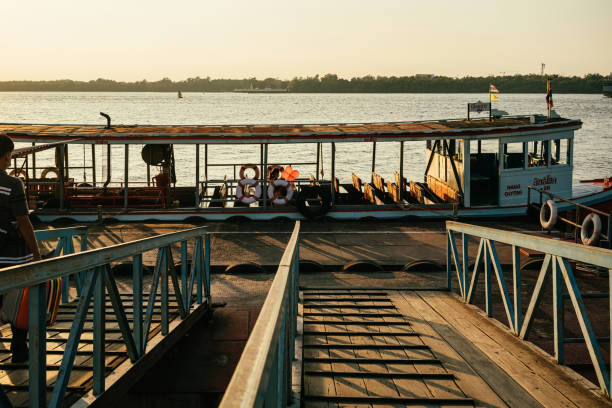 istock traditional longtail boat on Chao Praya river in day 1484709998