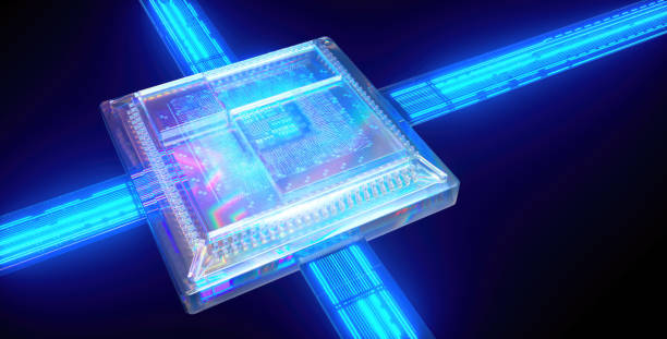 istock 3D rendering of cyberpunk AI. Circuit board. Technology background. Central Computer Processors CPU and GPU concept. Motherboard digital chip. Tech science background. 1484717597