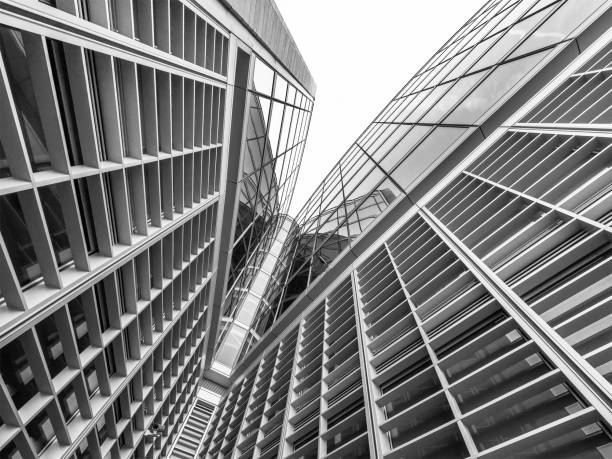 istock Exterior of modern architecture. Building abstract background 1484719085