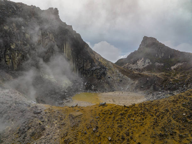 istock Active volcano Sibayak. Sumatra, Indonesia. 1484719622