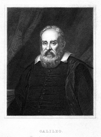 Galileo Galilei engraving 1868