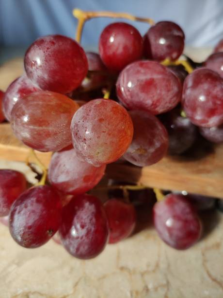 istock Close up of grapes on the dining table 1484725320