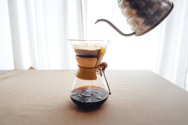 istock Pouring a hot water over a drip coffee 1484728005