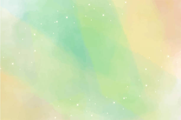 istock Multicolored abstract background that looks like it was painted in pastel with fluid shape lines 1484736542