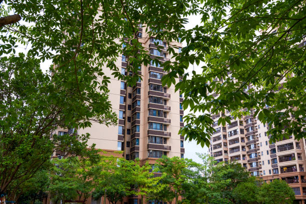 istock Landscape of modern buildings and residential complex 1484739161
