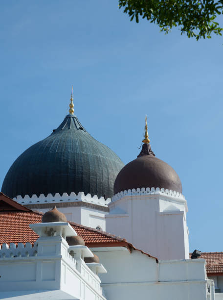 istock Muslim mosque (dome) on blue sky background 1484739338