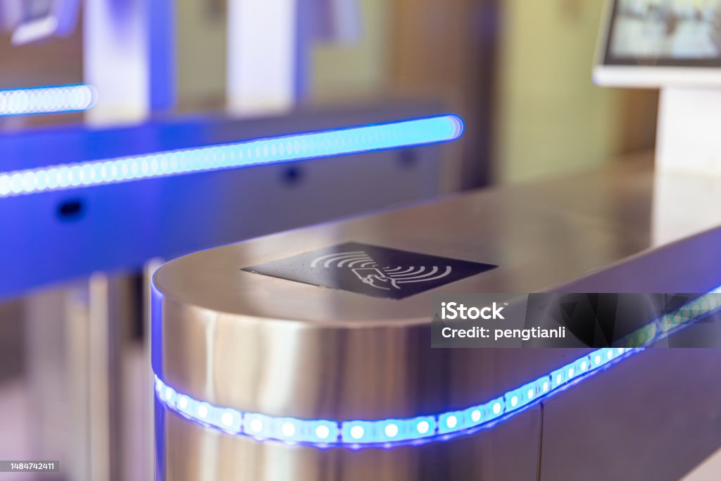 Swipe Card Access Rack Contactless Access Control System In A Modern Building Swipe Card Scan ...