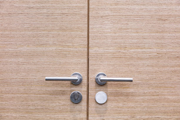 istock Closed two wooden doors 1484744379