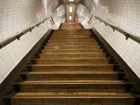 Stairs at Highbury and Islington tube station