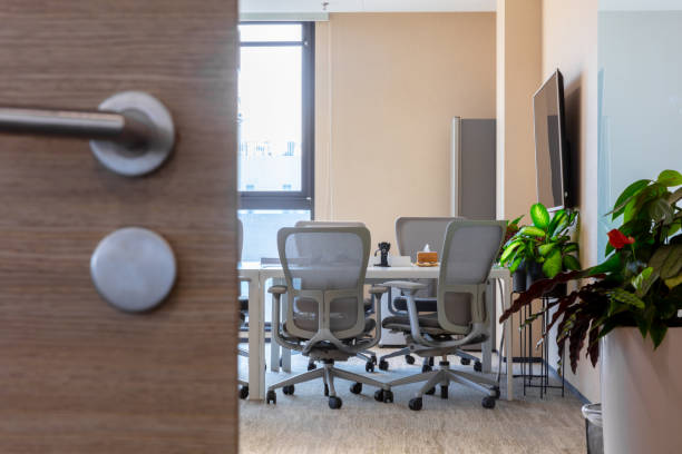 istock modern office wooden door 1484746470