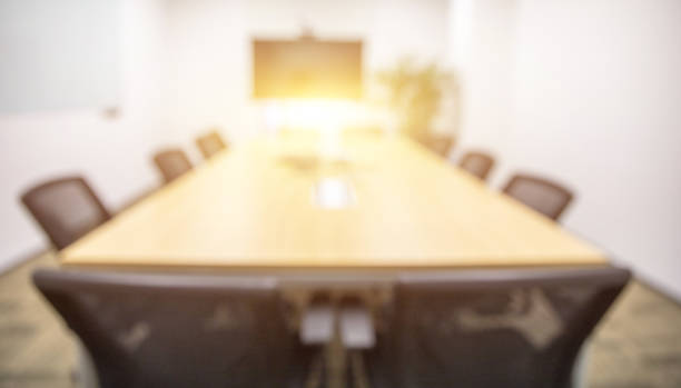 istock Blurred background of modern conference room 1484748150