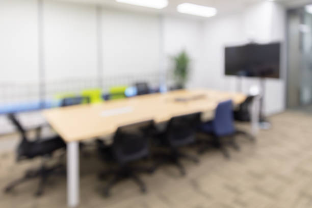 istock Blurred background of modern conference room 1484748311