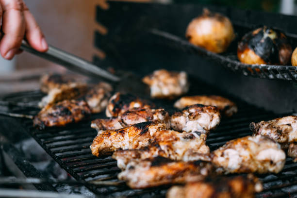 istock Delicious Barbecue Chicken Wings 1484757529