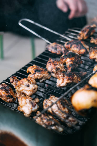 istock Delicious Barbecue Chicken Wings 1484757535